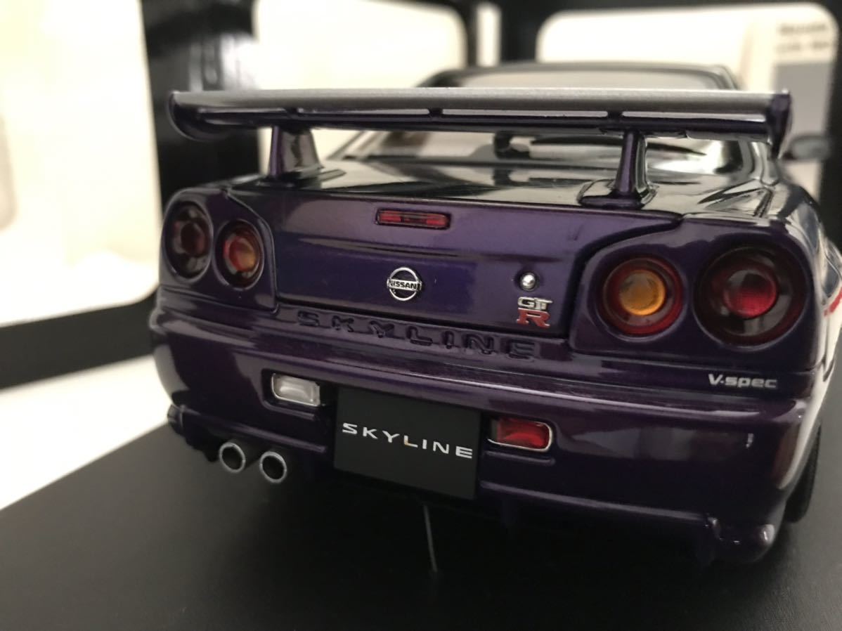 1/18 オートアート Autoart 日産　スカイライン GTR R34 V-Spec _画像4