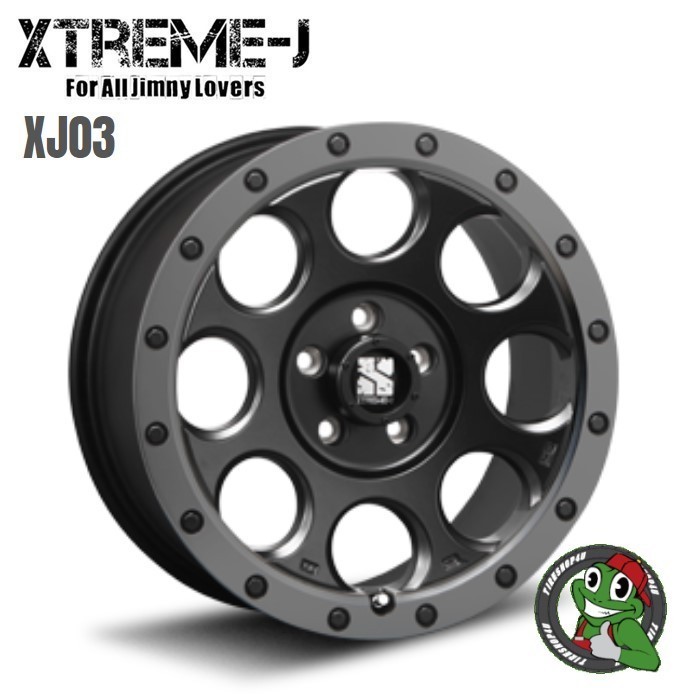 4本セット XTREME-J XJ03 16x7.0J 5/114.3 +35 FBK DURATURN TRAVIA H/T 225/70R16 ホワイトレター デリカD5 CX-5 RAV4_画像2