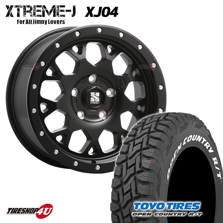 4本セット XTREME-J XJ04 20x8.5J 5/114.3 +35 SBK TOYO OPEN COUNTRY R/T 265/50R20 ホワイトレター フォード エクスプローラー_画像1