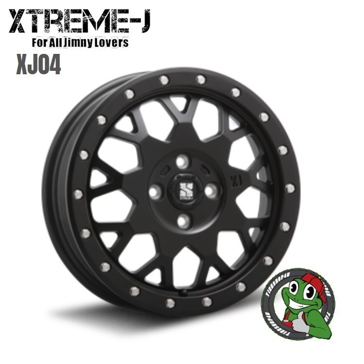 4本セット XTREME-J XJ04 15x4.5J 4/100 +43 SBK MUDSTAR radial A/T 165/60R15 ホワイトレター ソリオ キャスト アゲトラ デリカミニ 軽_画像2