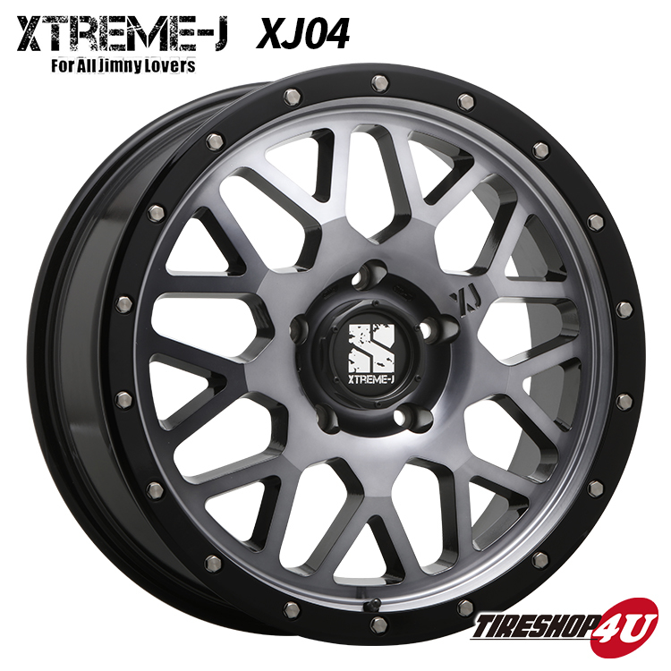 4本セット XTREME-J XJ04 20x8.5J 5/127 +35 GBM MONSTA モンスタ テレーングリッパー A/T 33x12.50R20 WL ジープ ラングラー JL JK_画像2