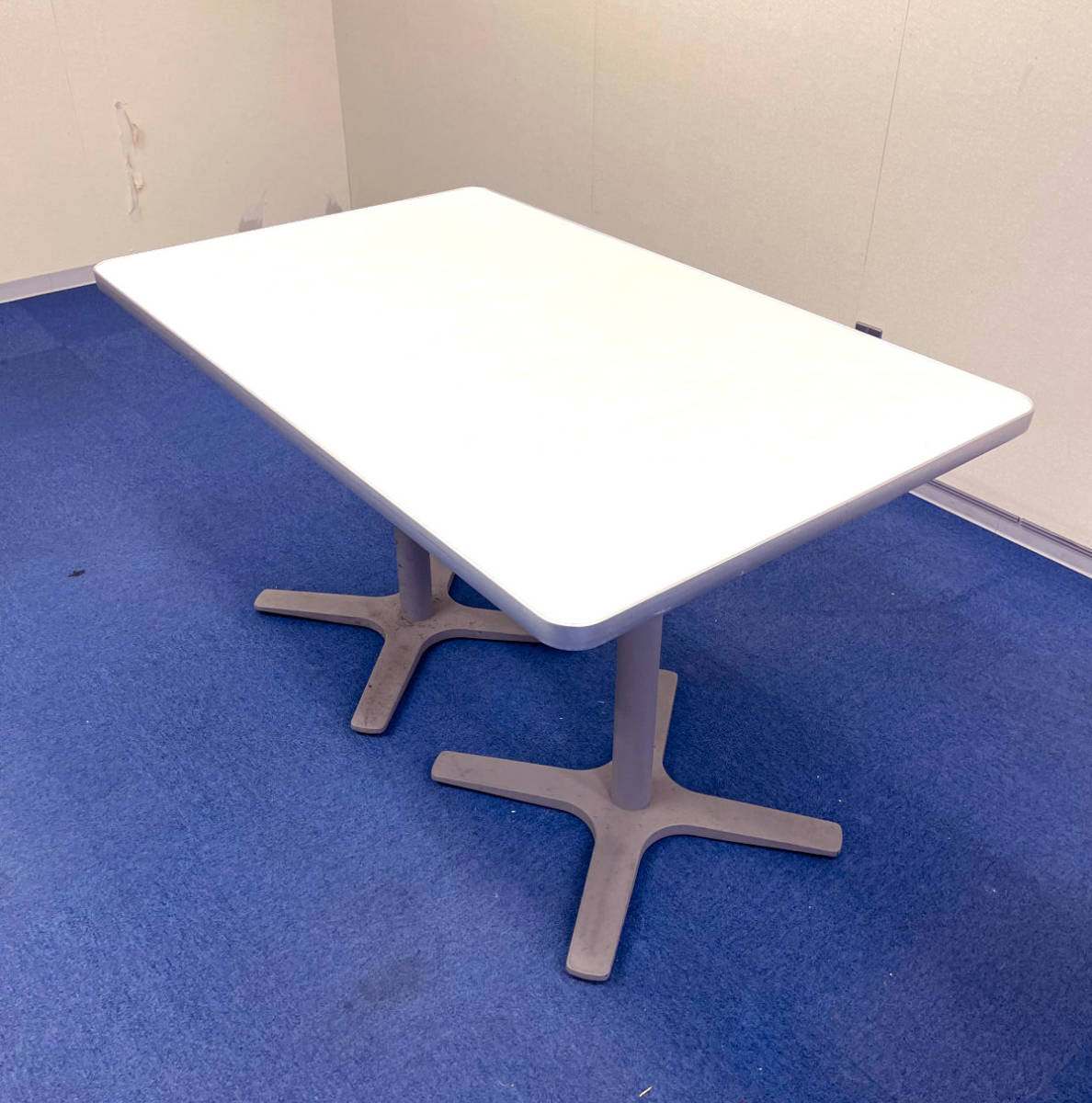  б/у прямоугольный масса надежно сделал Cafe стол белый обеденный стол Cafe стол квадратное стол mi-ting собрание 