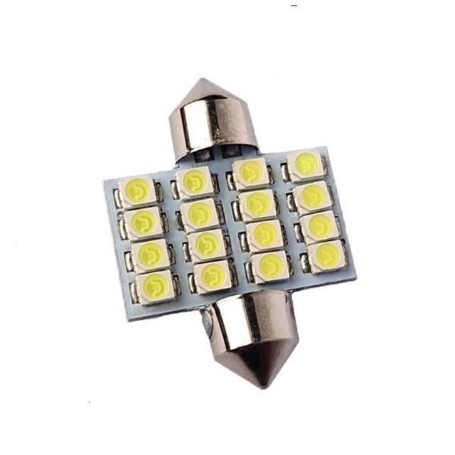 LED ルームランプ T10×31mm ホワイト 白 高輝度 【２個】 光量強力！ 明るい 広範囲 簡単交換 カスタム 省エネ 長寿命 12V 新品_画像6