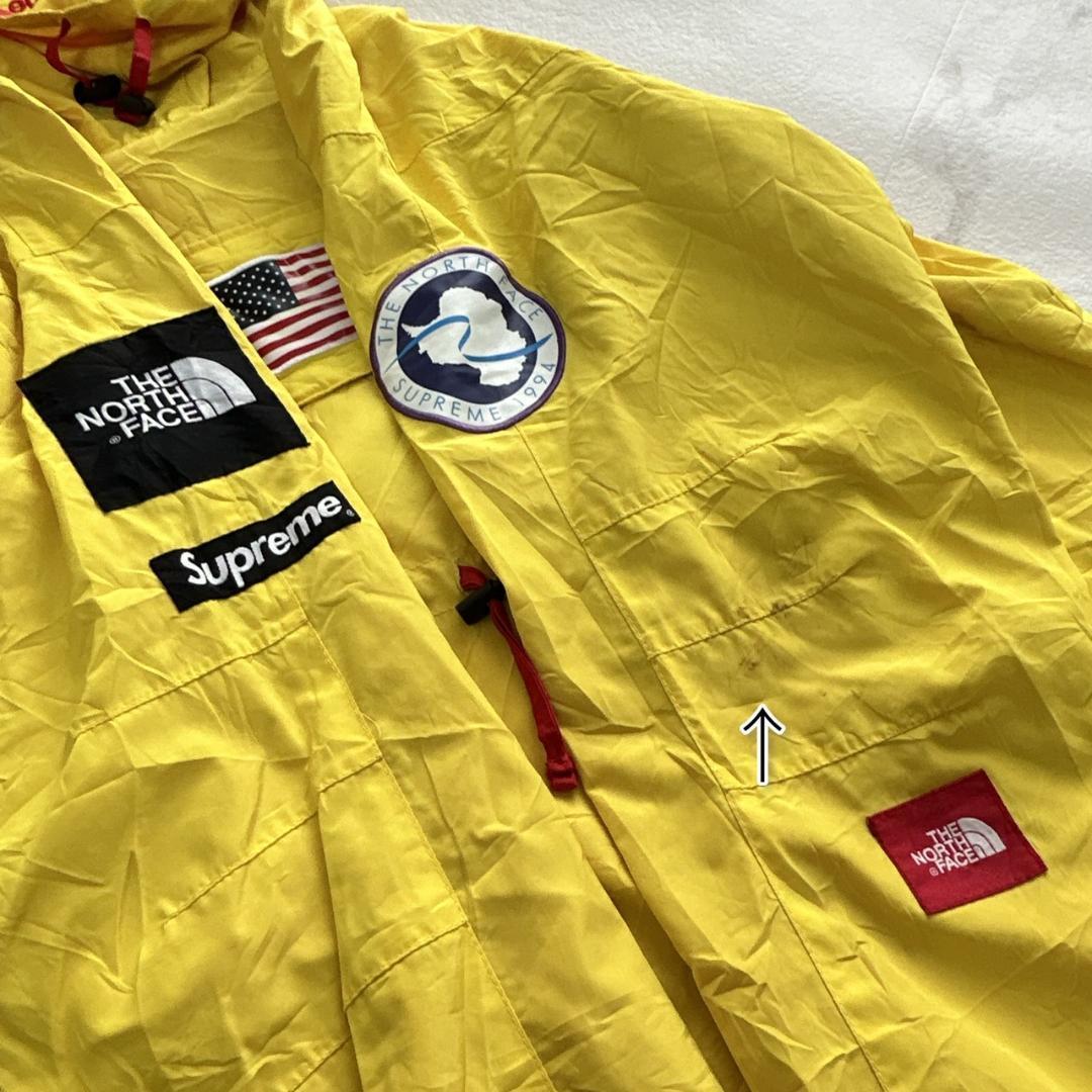 Supreme × North Face 17ss PulloverイエローXL