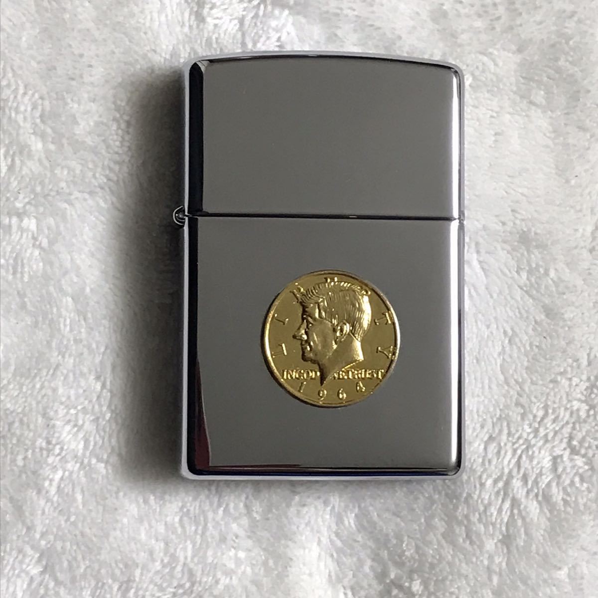 ZIPPO ジッポー オイルライター ジッポライター コイン　硬貨　金貨　1996年製 未使用品　アンティーク　ビンテージ　ヴィンテージ