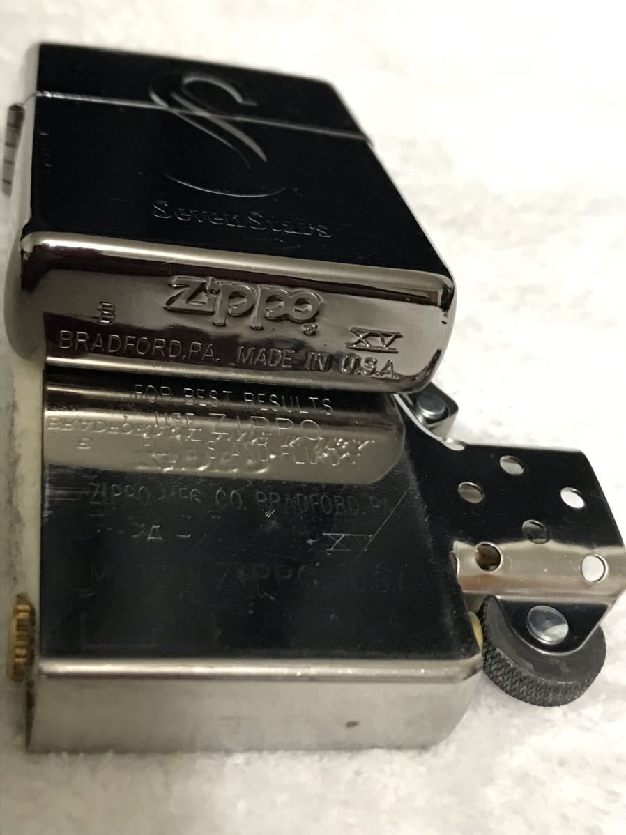 ZIPPO ジッポ ジッポー オイルライター セブンスター SEVEN STAR タバコ　タバコ　煙草　懸賞品　當(dāng)選品　非売品　未使用品　1999年制