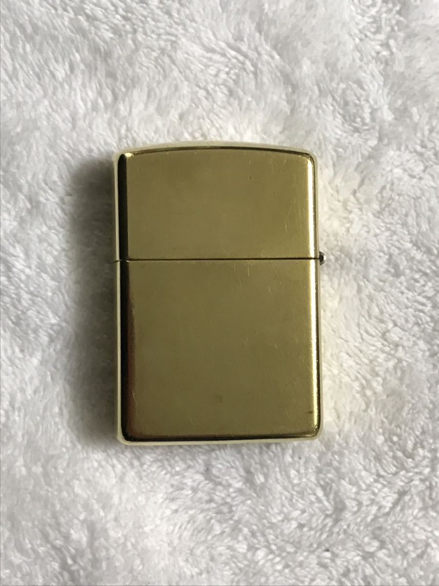 ZIPPO ジッポー ジッポ アーマー armor 2016年製 中古品 金色 ゴールド オイルライター