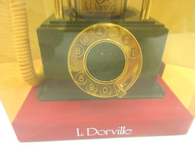 ☆L.Dorville ル・ドーヴィル ナポレオン ミニボトル 電話機ケース付き 30ml 40% 液減り有 ドービルベルミニセット 未開栓 古酒 箱入り☆_画像7