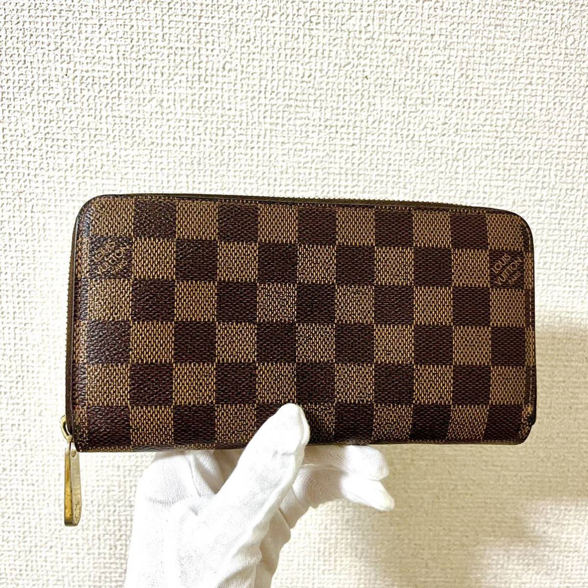 x83 ジッピーウォレット　長財布　ルイヴィトン　ダミエ　ラウンドジップLOUIS VUITTON ラウンドファスナー _画像1