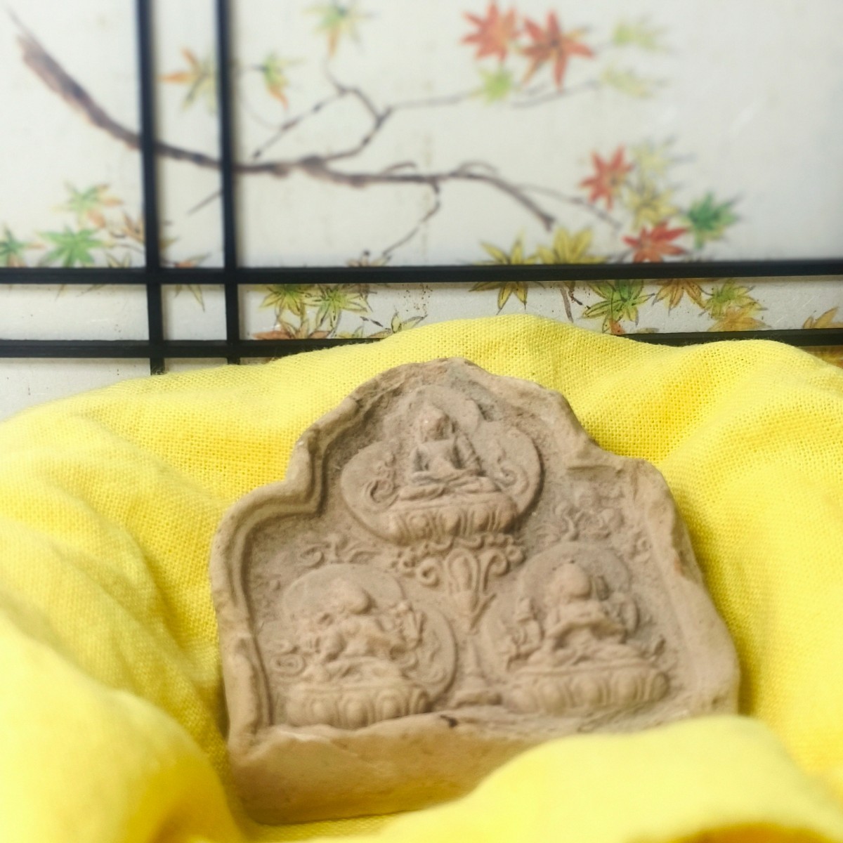 仏教美術品 三尊像 チベット密教 磚佛 風水グッズ 寺佛 時代物 寺院流れ 珍品 仏教美術品 三尊像 チベット密教 磚佛 風水グッズ 寺佛 時代物
