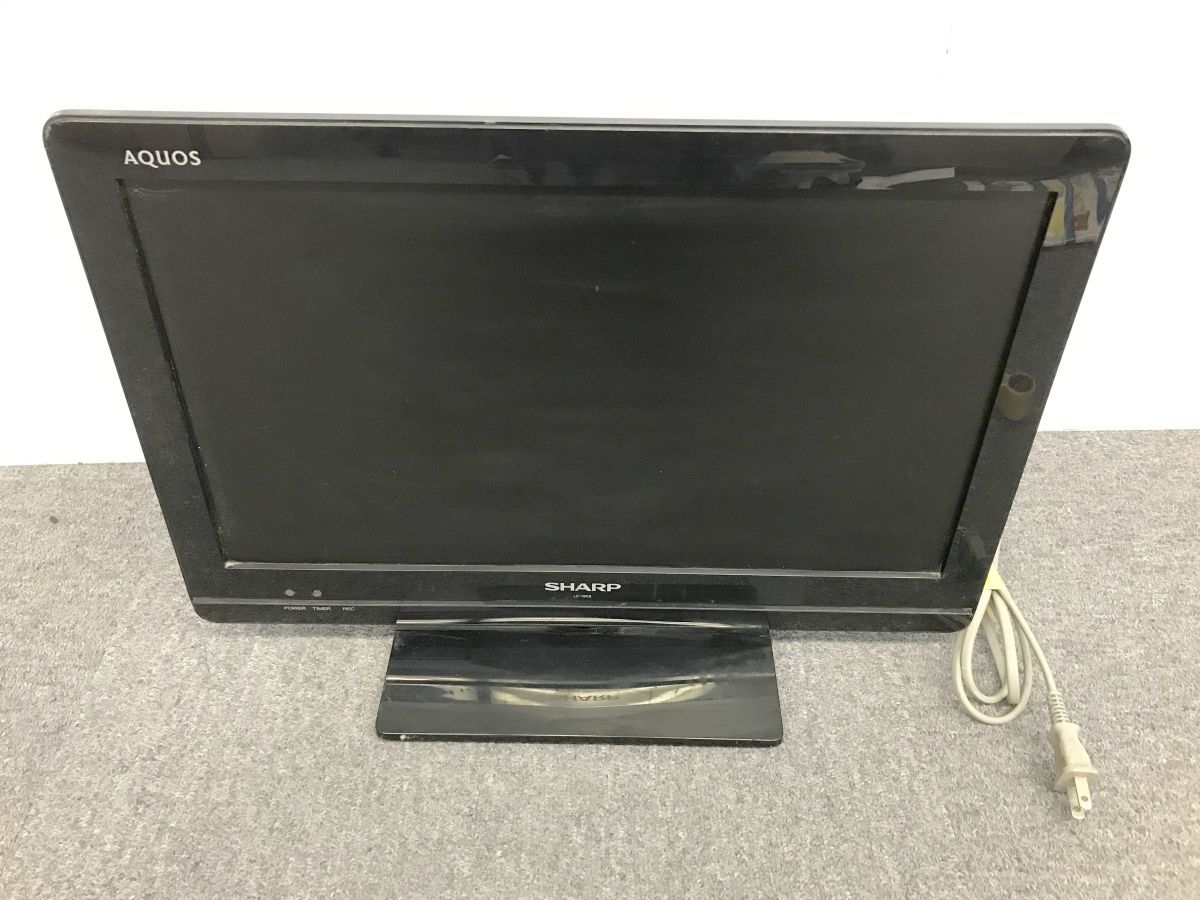 最高 液晶カラーテレビ シャープ SHARP G210-I54-286 LC-19K5 ⑯ ※通電