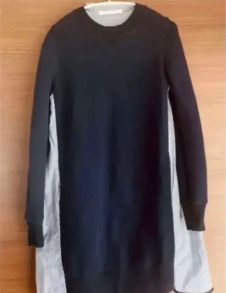 sacai luck サカイラック スウェット ワンピース|