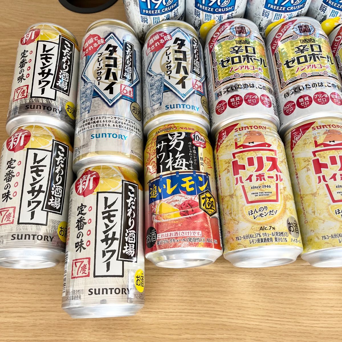 48本 お酒まとめ売り チューハイ -196℃ 瞬間凍結 無糖レモン こだわり酒場 レモンサワー タコハイ トリス ハイボール 他