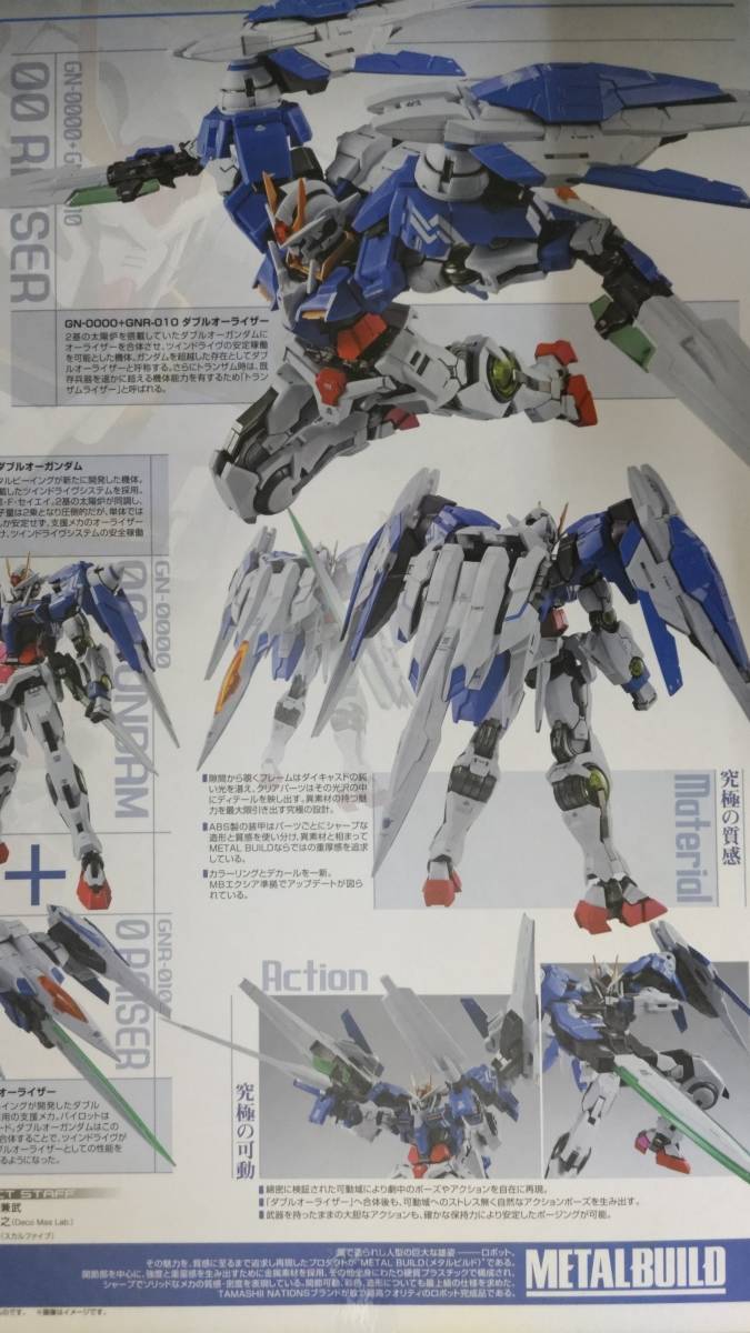 METAL BUILD メタルビルド 機動戦士ガンダム00 ダブルオーライザー(ダブルオーガンダム＆オーライザー)【開封/ほぼ未使用】_画像7