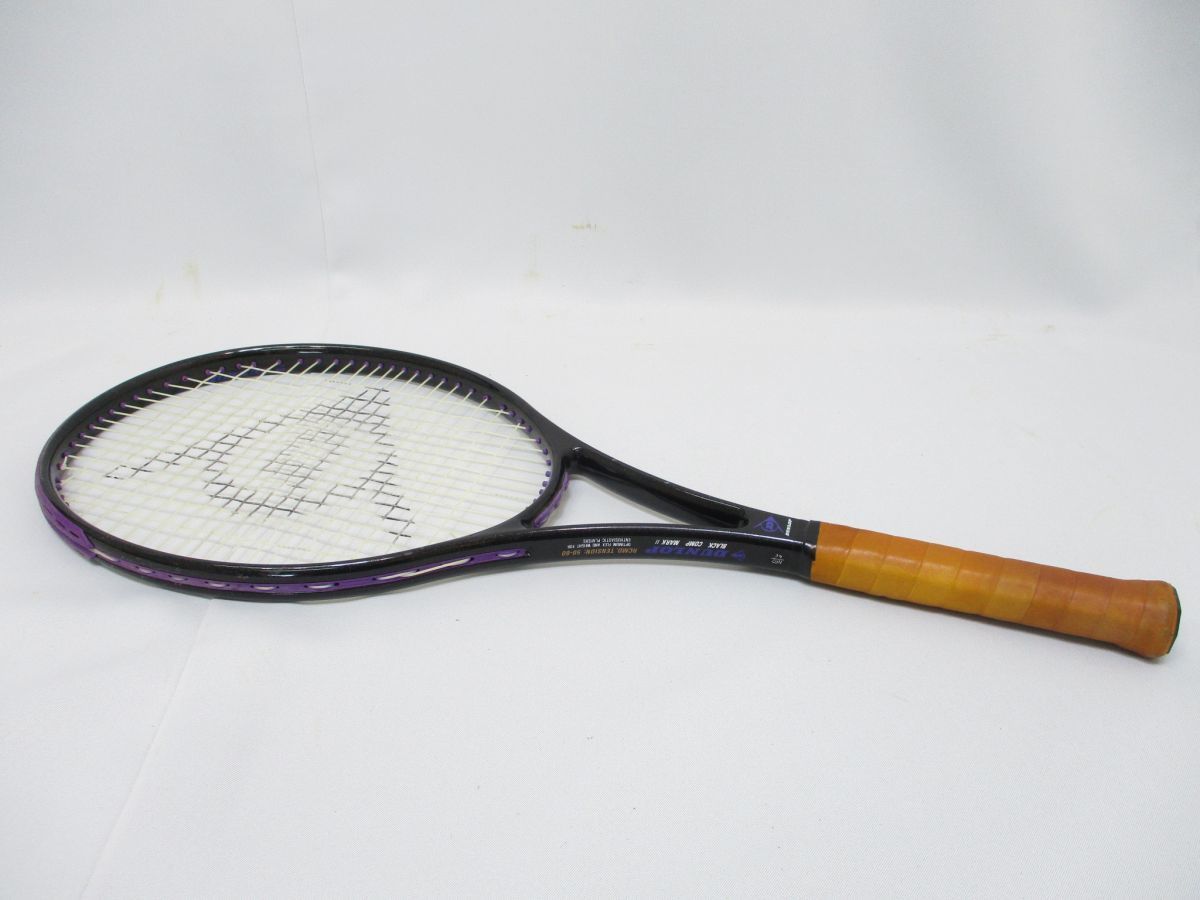 Z-44[ case attaching * present condition delivery ] Dunlop DUNLOP# hardball tennis racket BLACK COMP MARKII grip 2# black player Mark 2/ long-term keeping goods 