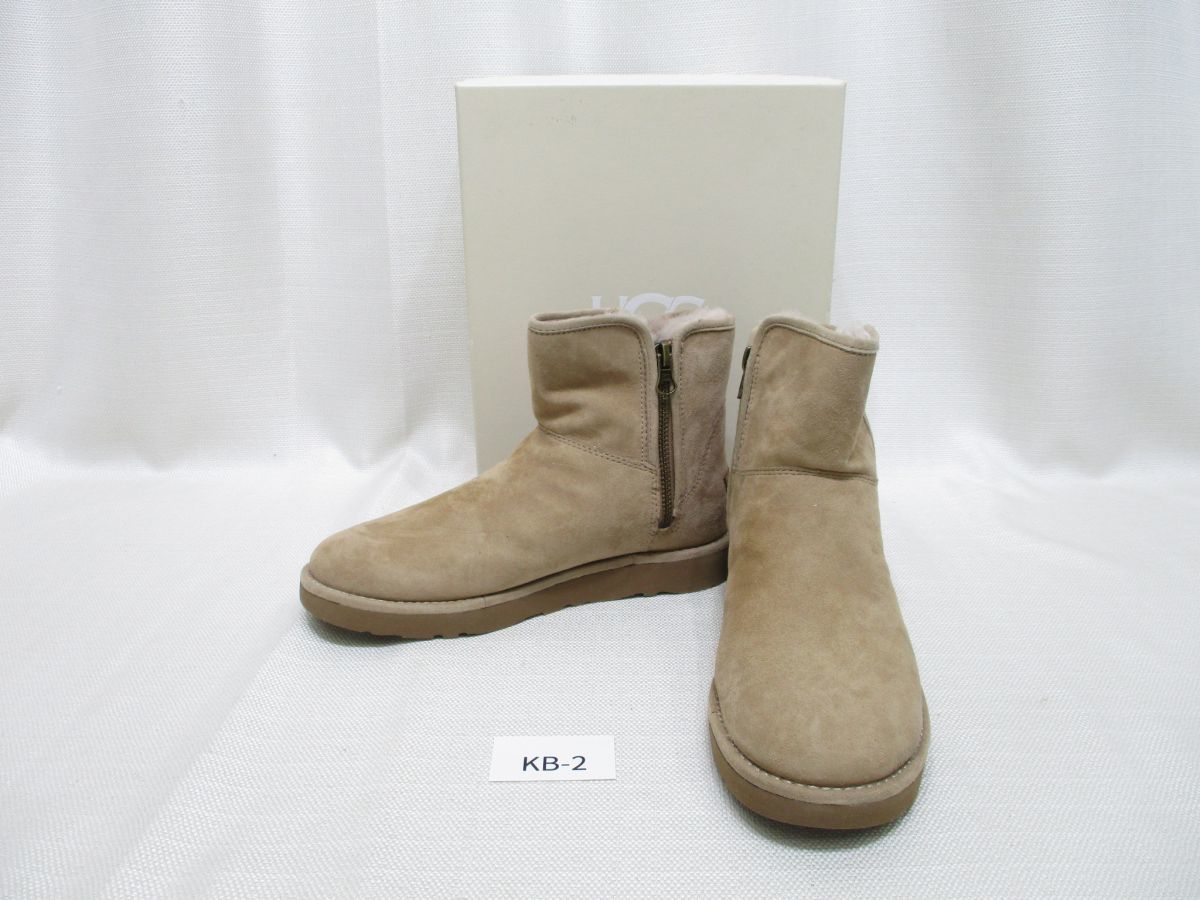 KB-2[ unused * in box ] UGG UGG# Abu li- Mini ABREE MINI 22.0cm/US5 beige 1016548 W# short boots / mouton / long-term keeping goods 