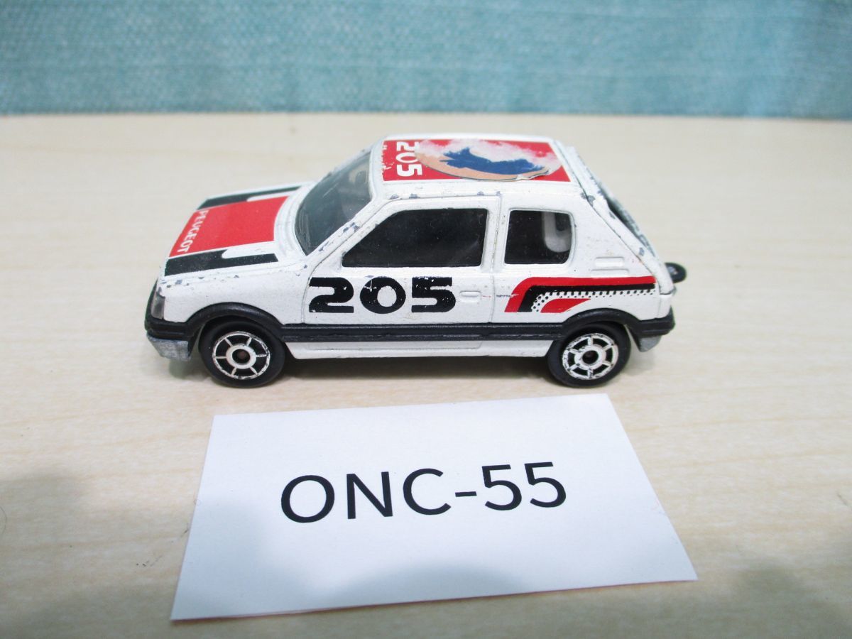 コONC-55 【当時物】MAJORETTE マジョレット No.281/210■PEUGEOT 205 GTI プジョー■1/53 ミニカー/長さ約7.5cm■昭和レトロ_画像5