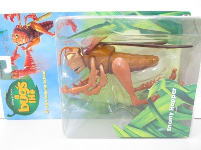 OF-9 バグズライフ ホッパー フィギュア ディズニーピクサーa bugs life Hopper KICK-STRIKING ACTIONDisney PIXAR■未開封品・長期保管_画像3