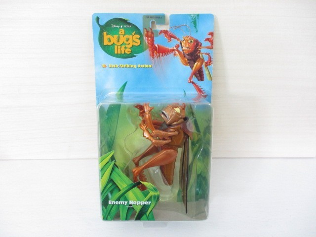 OF-9 バグズライフ ホッパー フィギュア ディズニーピクサーa bugs life Hopper KICK-STRIKING ACTIONDisney PIXAR■未開封品・長期保管_画像1