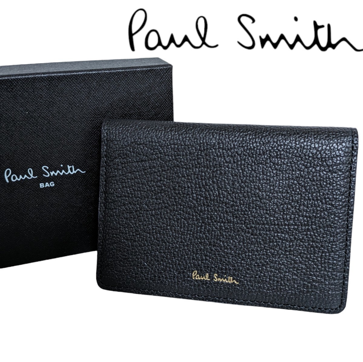 あすつく】 Paul ポールスミス 新品 Smith ブラック 山羊革 レディース