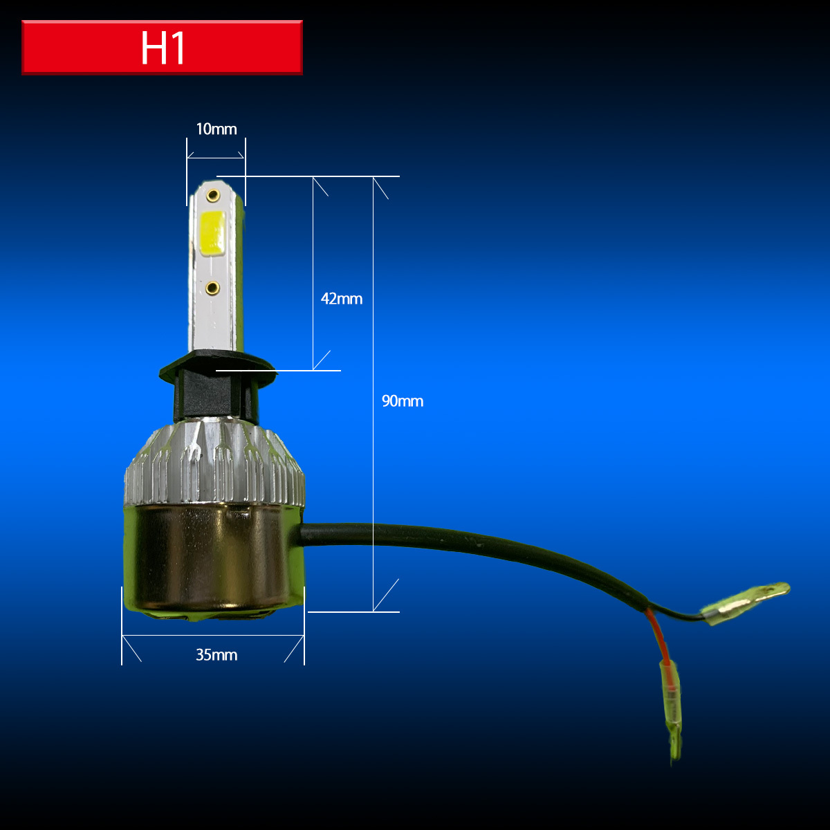 1】 アルト ラパン HE22S HID仕様車 H1 ヘッドライト ハイビーム用 COBタイプ 12V 72W 一体型_画像10