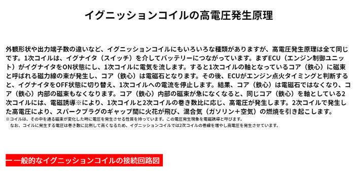 ベリーサ DC5R DC5W マツダ イグニッションコイル U5144 48394 4本 1台分 NGK製 ZJ20-18-100A 送料無料_画像5