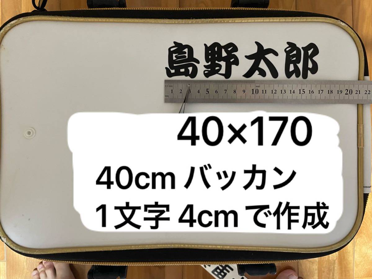 バッカン用4文字 2枚の価格です シマノ がまかつ ダイワ マルキュー 釣研 サンライン 東レ など_画像4