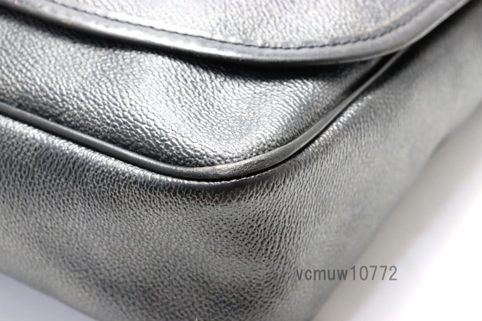 近年モデル希少美中古■LOUIS VUITTON ダミエグラフィット ダニエルMM レザー ショルダーバッグ ルイヴィトン■1026vf0787917_画像5