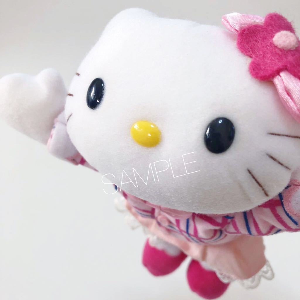 (86)Hello Kitty ハローキティ☆セーラー服.足長マスコットホルダーストラップ_画像3