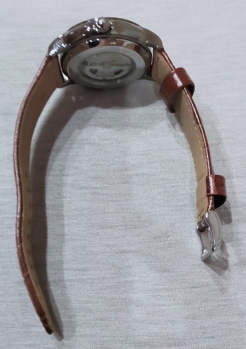 【作動確認済・消毒済】オロビアンコ 腕時計 自動巻き OR-0035 革ベルト