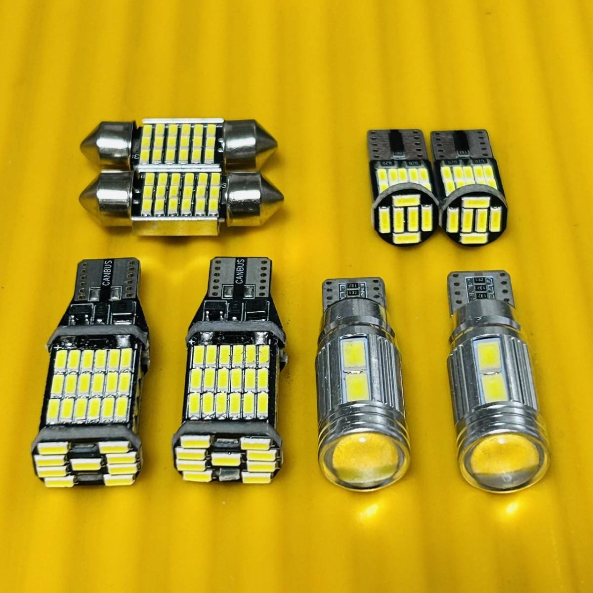 車検対応◇爆光8個セット！プロボックス NHP160V バックランプ ポジション球 ナンバー灯 T10 LED ルームランプ トヨタ ホワイト