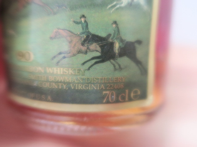 未開栓★超希少終売品 Virginia Gentleman Straight Bourbon Whiskey バージニアジェントルマン バーボン ウイスキー 700ml 45% 90PROOF_画像10