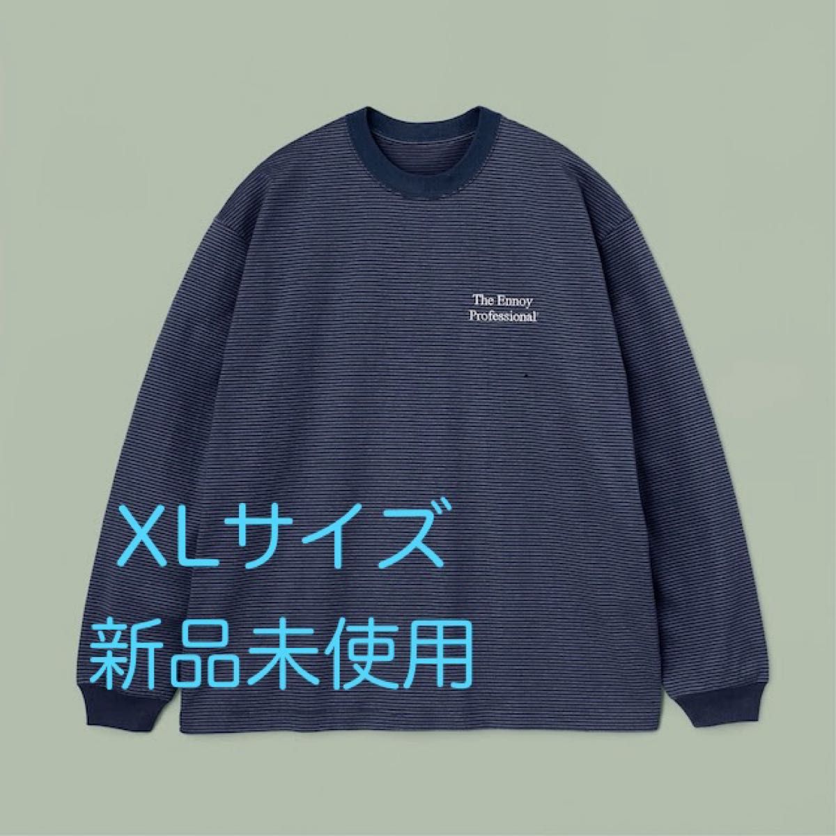 ennoy ロンT L/S BORDER T-SHIRTS (NAVY × WHITE)-