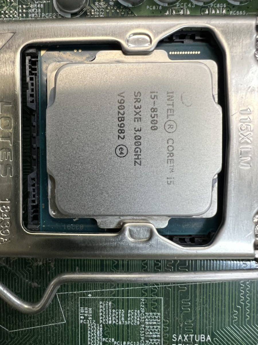 Intel Core i5-8500 3.0GHz 9Mキャッシュ 6コア/6スレッド LGA1151 中古作動品_画像1