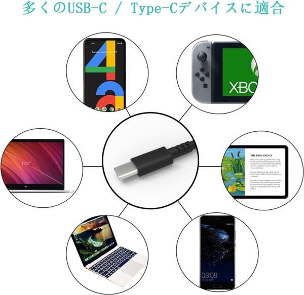 ノートPC用 USB Type-C ACアダプター 65W 急速充電器 ThinkPad DELL TOSHIBA Apple macbook iPad Pro Switch MacBook 電源ケーブル付き_画像9