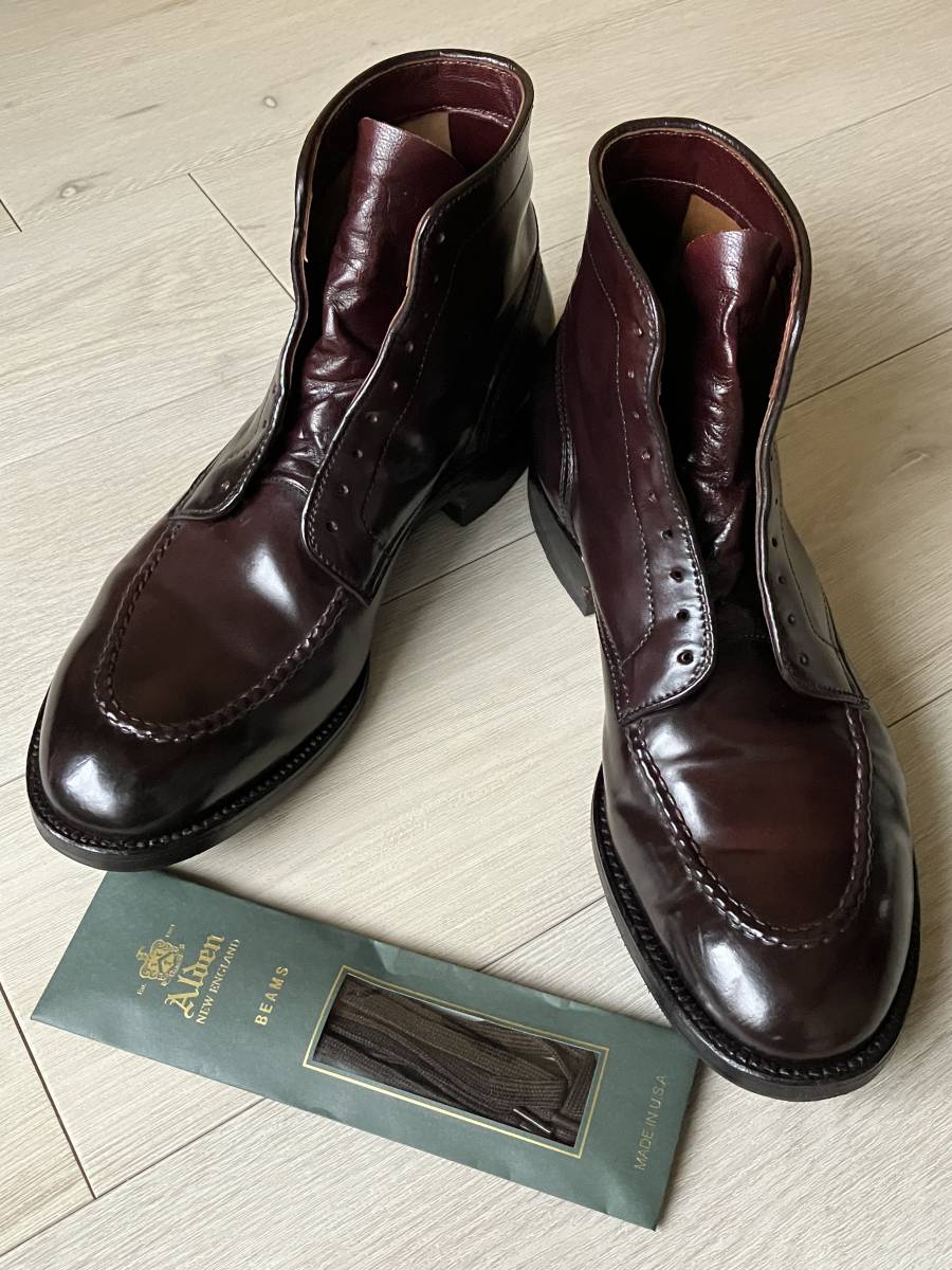 オールデン アナトミカ別注 モックトゥブーツ ALDEN US9 5D オールデン アナトミカ別注 モックトゥブーツ ALDEN US9 5D