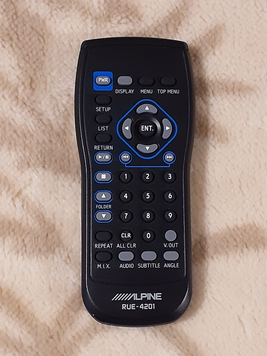 ALPINE Alpine RUE-4201 DVD player remote control DVE-5207 postage 120 jpy ~