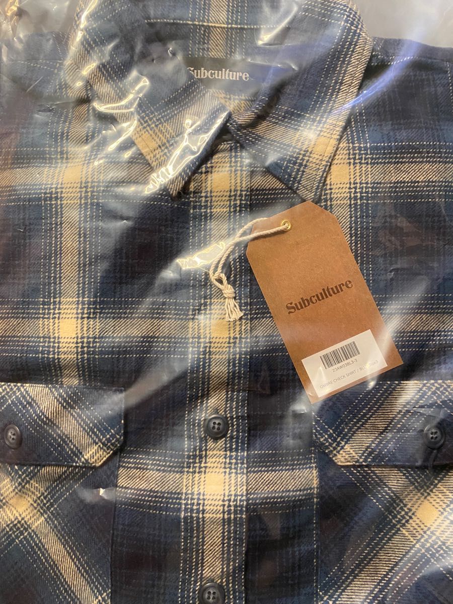 subculture / OMBRE CHECK SHIRT / サイズ3 Yahoo!フリマ（旧）-