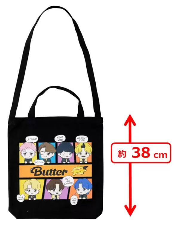 TinyTAN＆youプレミアム2Wayトートバッグ～Butter～タグ付き新品未開封品★☆★☆★☆★☆★☆★☆★☆_画像1