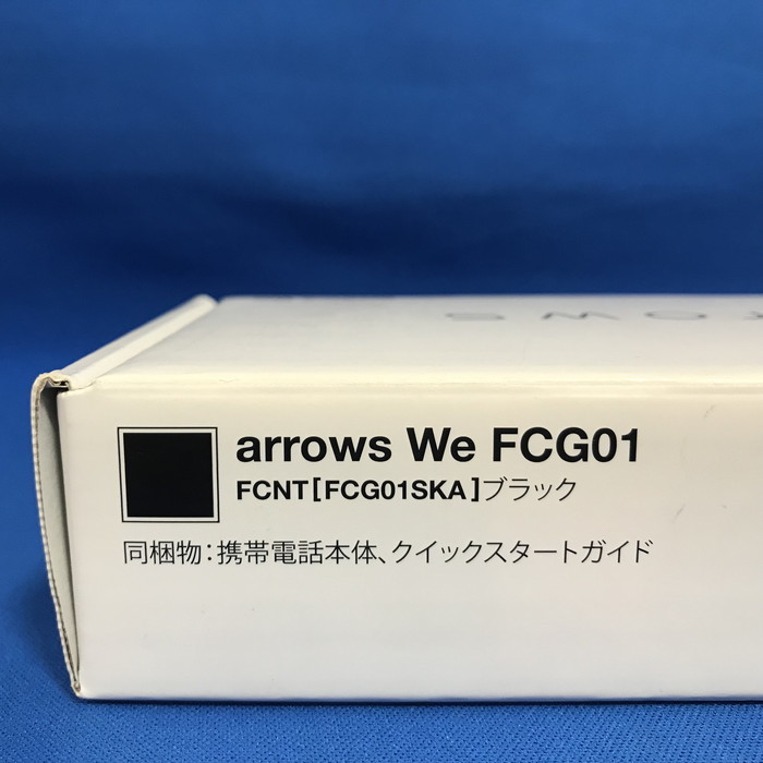 未使用 arrows スマートフォン FCG01 ブラック [jgg]_画像3