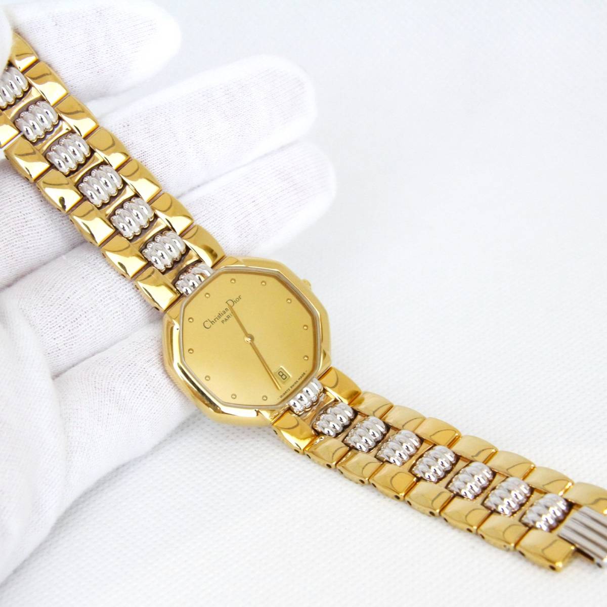 稼働】クリスチャンディオール Christian Dior 腕時計 電池新品 s1558
