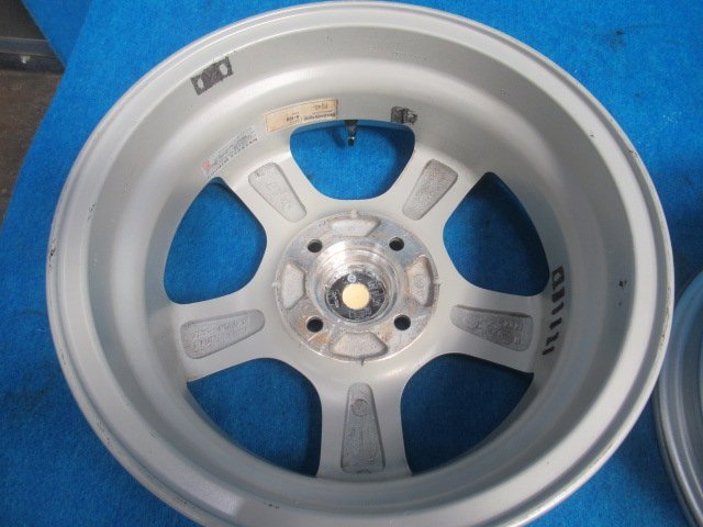 FEID 14インチ アルミホイール 14X4.5J +46 PCD100 4H 4穴 中古_画像4