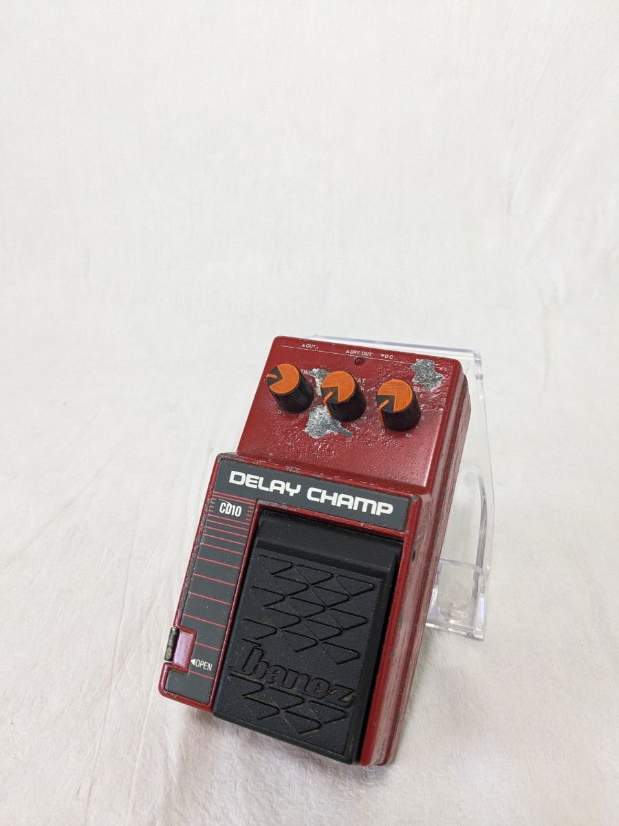 音出し確認済み/Ibanez CD10 DELAY CHAMP アイバニーズ ディレイ チャンプ アナログ ディレイ　MADE IN JAPAN FABRIQUE AU JAPON 日本製_画像1