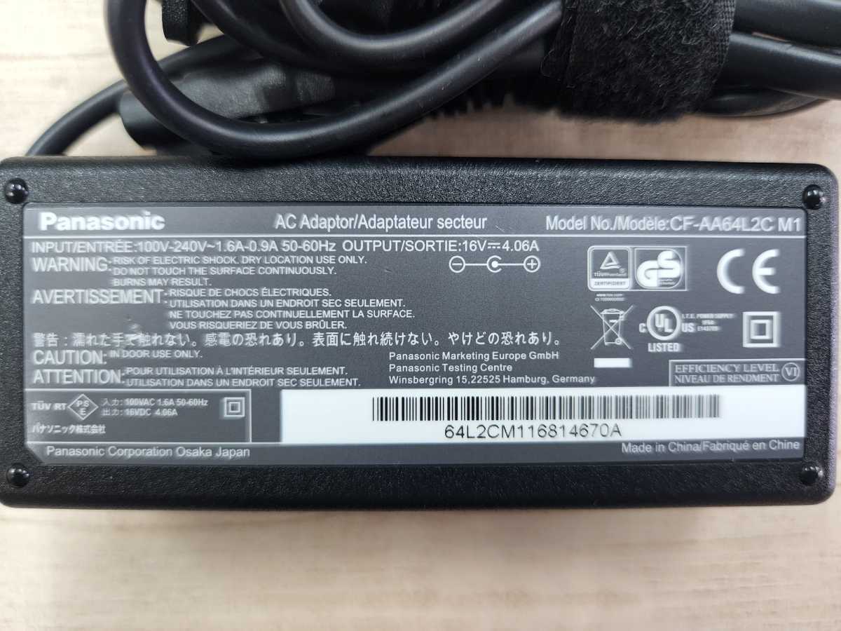 Panasonic　 оригинальный AC адаптер 　CF-AA64L2C M1　16V4.06A　SX1 SX2 SX3 SX4 NX2 NX3 NX4 LX3 LX4 LX5 LX6 SZ5 SZ6 и др. реакция ...