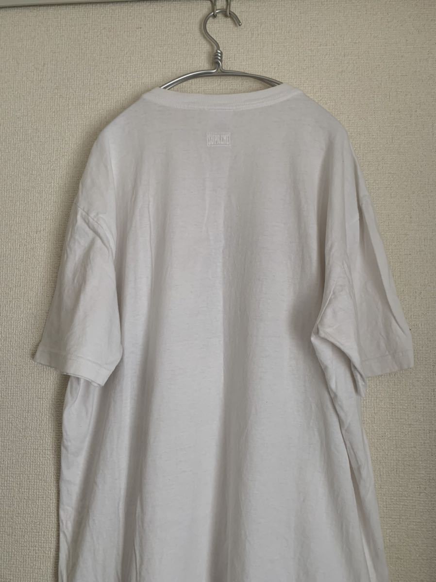 シュプリーム マイク タイソン Tシャツ Usa製 ボックス ロゴ size XL ユーズド 07Ss Supreme Mike Tyson Photo Tee White Box Logo 超レア