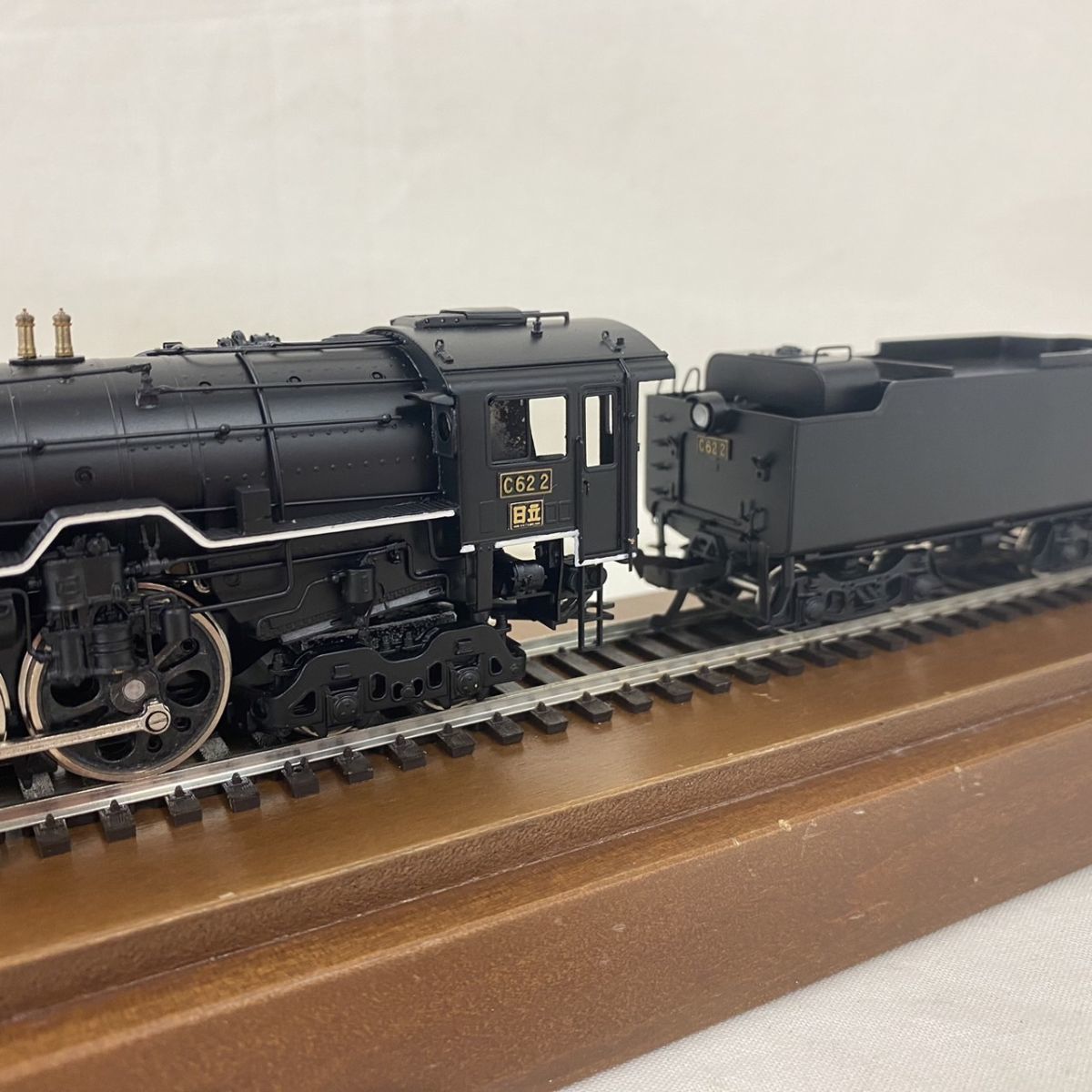 B058-H18-1564 Tenshodo C62 2 日立 蒸気機関車 汽車 アンティーク コレクション オブジェ_画像4