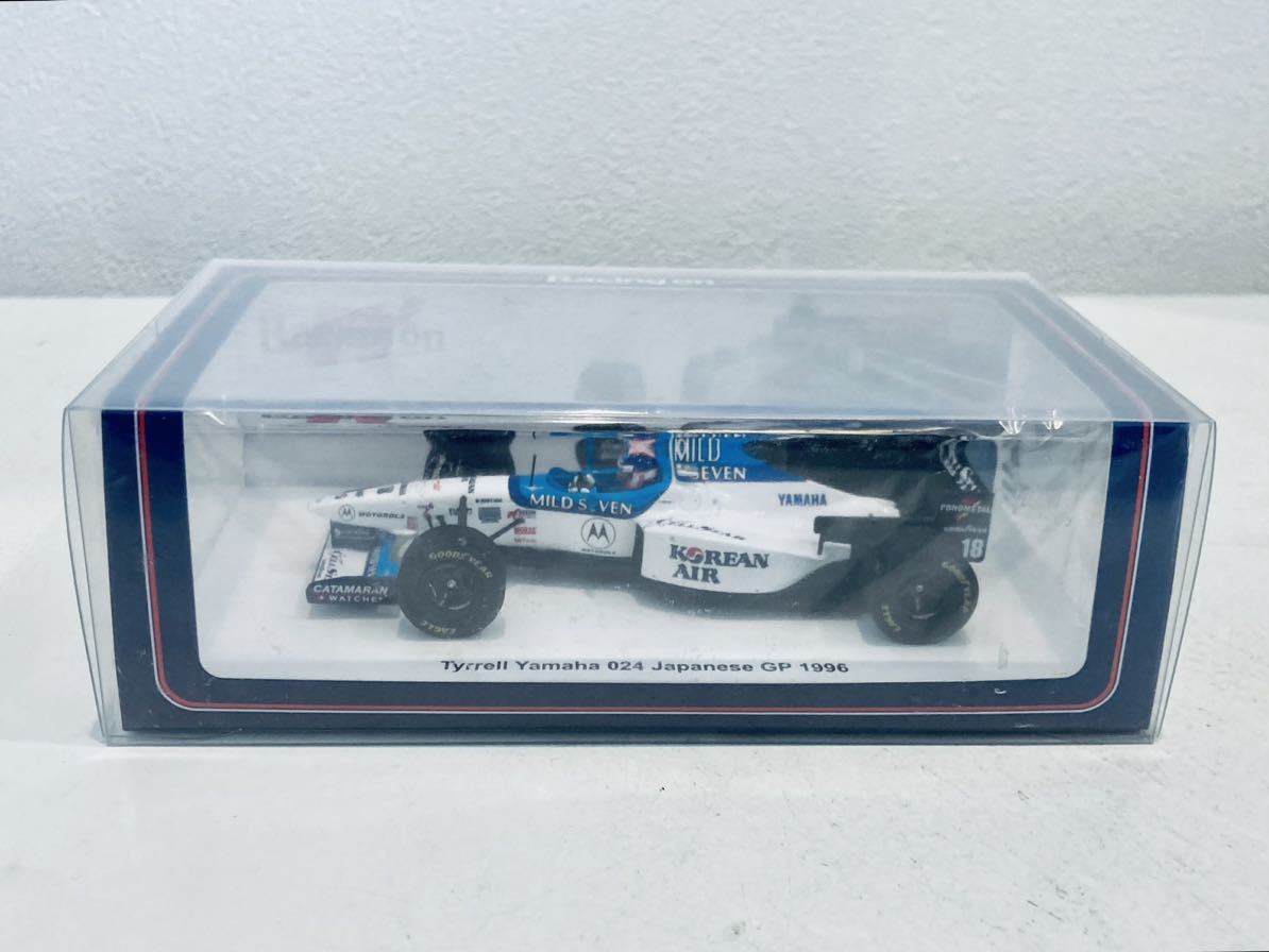 【送料無料】 1/43 レーシングオン特注 Spark ティレル ヤマハ 024 #18 片山右京 Japanese GP 1996 タバコ仕様_画像4