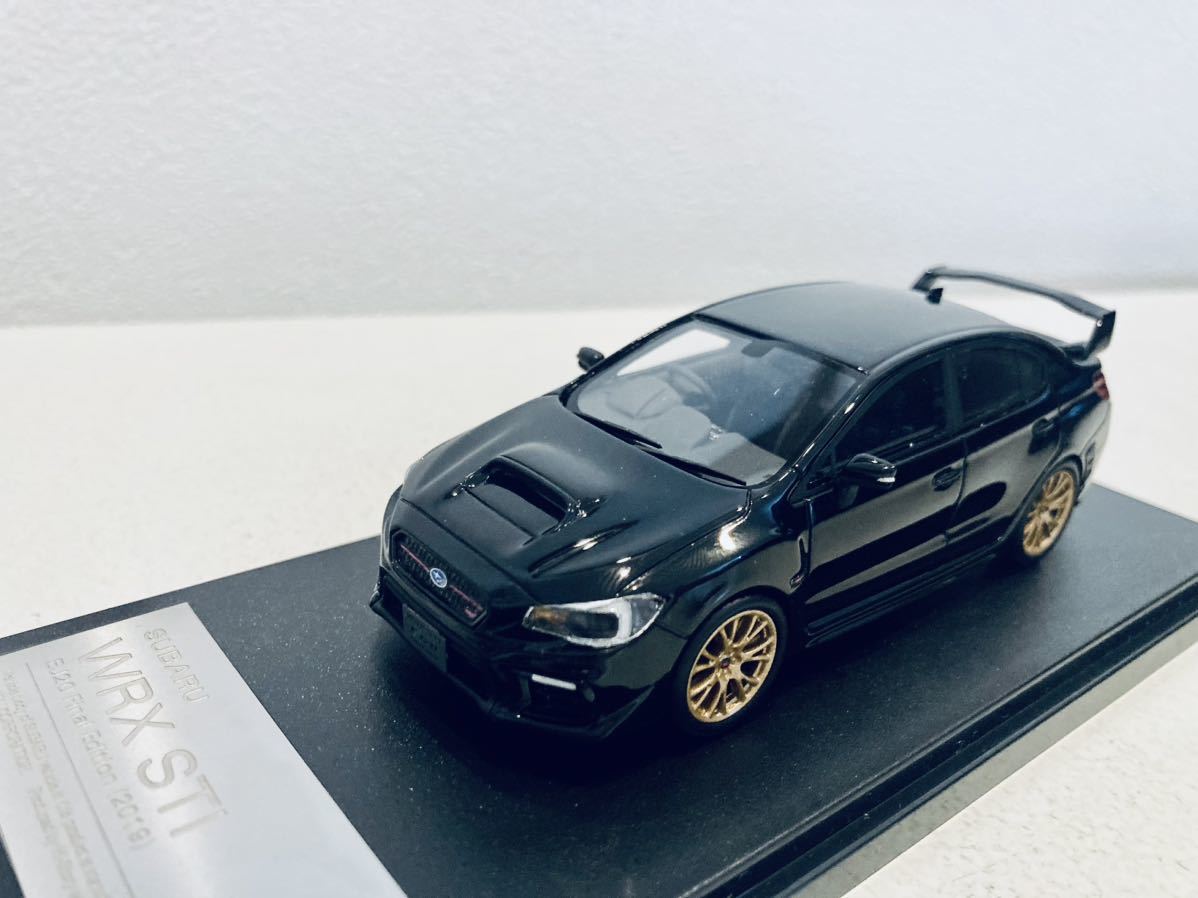 【送料無料】1/43 ハイストーリー スバル WRX STI EJ20 Final Edition 2019 クリスタルブラックシリカ_画像6