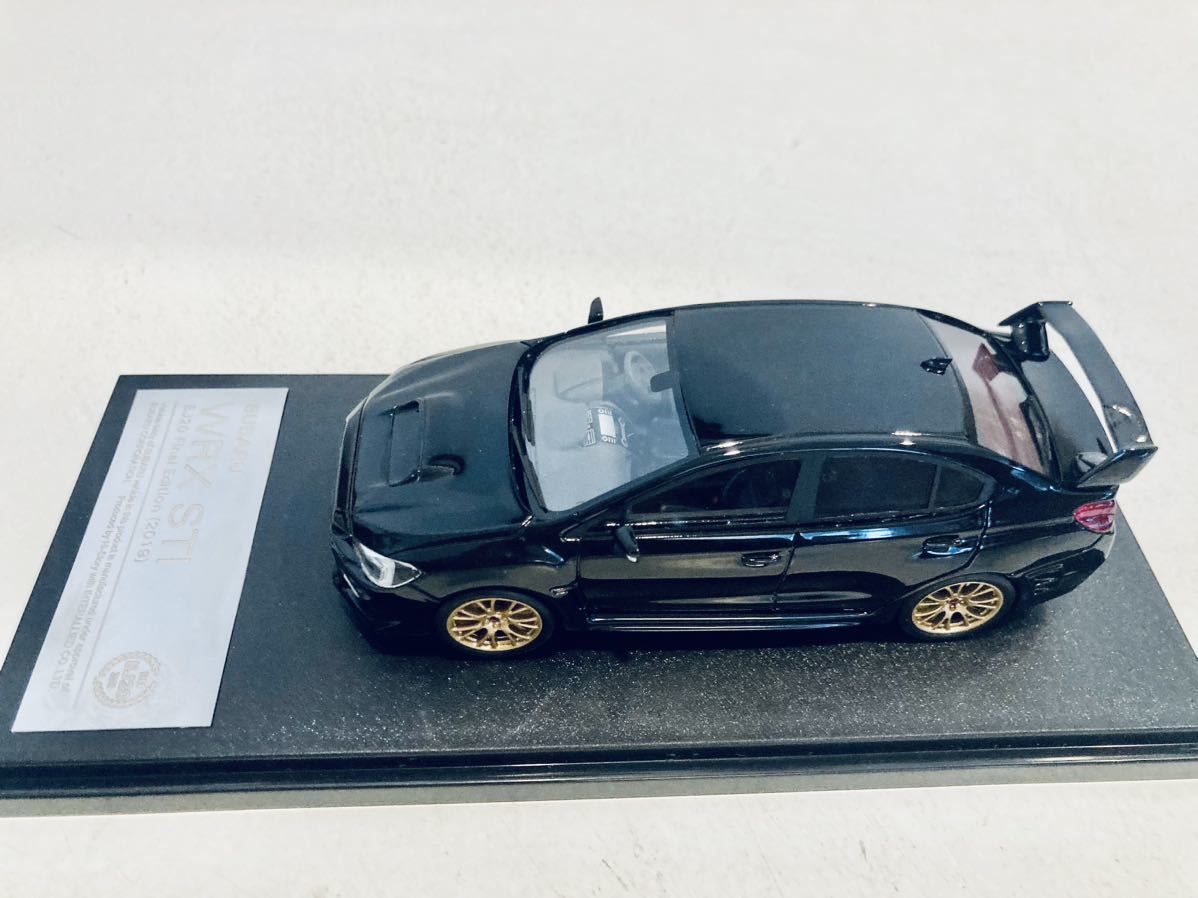 【送料無料】1/43 ハイストーリー スバル WRX STI EJ20 Final Edition 2019 クリスタルブラックシリカ_画像8