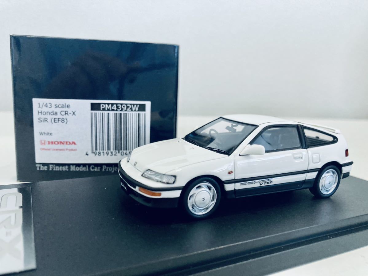 【メーカー公式ショップ】 【送料無料】1/43 White 1989 (EF8) SiR CR-X ホンダ Mark43 乗用車